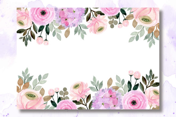 Digital Clipart Floral Watercolor Part.3: A Polished Illustration for Content Creators