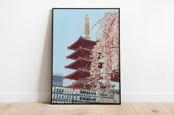 Japan Temple Sakura Watercolor Embroidery Design Review