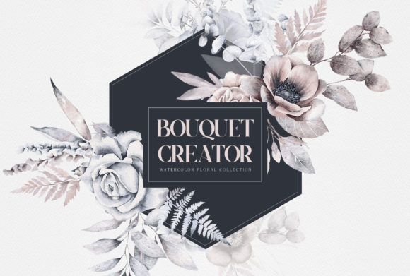 Watercolor Bouquet Creator Flower PNG: A Versatile Graphic Design Asset