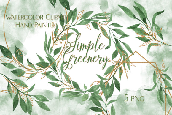 Watercolor Foliage Frames Clipart Review for Real Embroidery Projects