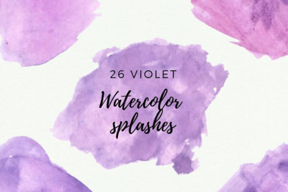 Watercolor Splash Clipart Collection: A Creative Design Asset for Modern Branding