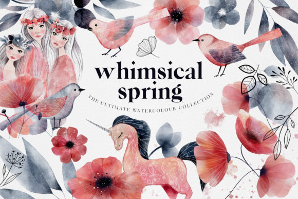 Watercolor Whimsical Spring Collection Review for Real Projects