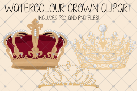 Watercolour Royal Illustrations for Bold Branding