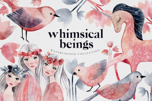 Whimsical Beings Spring Watercolour Illustrations: A Review for Crafters